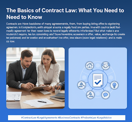 The Basics of Contract Law: What You Need to Know