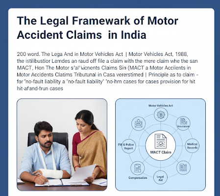 The Legal Framework of Motor Accident Claims in India