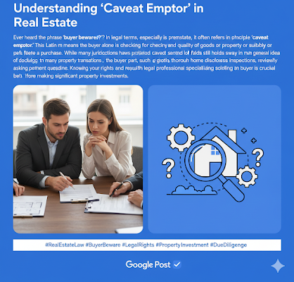 Understanding "Caveat Emptor" in Real Estate